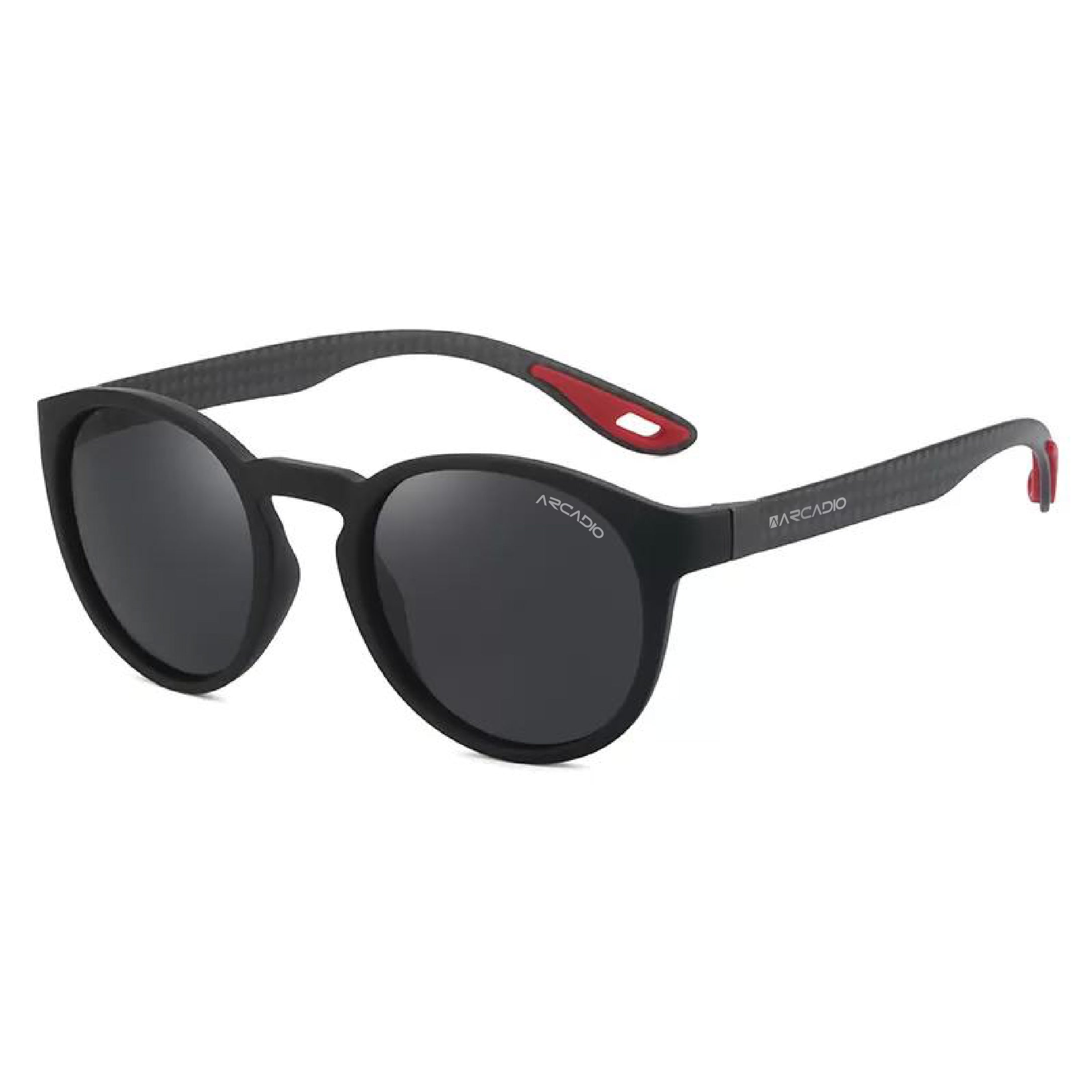 BUTLER Sporty Round Carbon Fiber Sunglass AR FC011