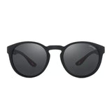 BUTLER Sporty Round Carbon Fiber Sunglass AR FC011