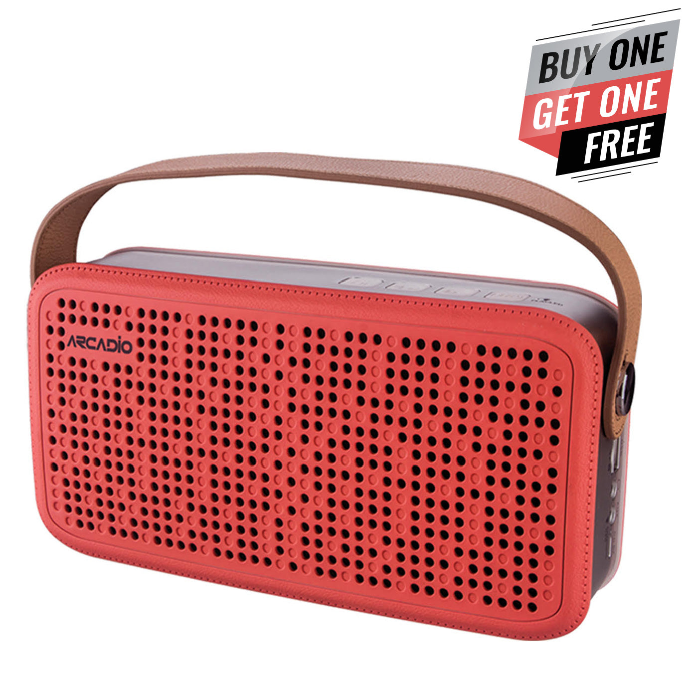 THUNDER - Portable Bluetooth Speaker - Coral Pink